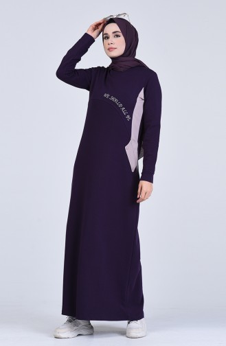 Purple İslamitische Jurk 9147-03