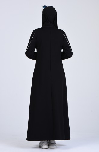 Robe Hijab Noir 6000S-01
