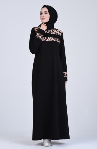 Garnish Dress 6002s-02 Black Brown 6002S-02