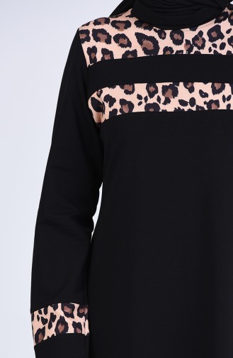 Robe Hijab Couleur Brun 6002S-02