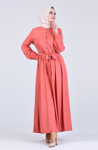 Robe Hijab Saumon 3145-03