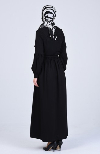 Robe Hijab Noir 3145-08