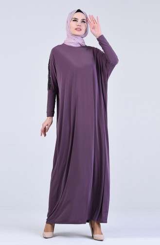 Lila Hijab Kleider 1006-01