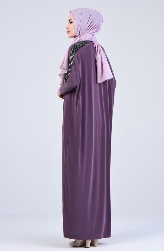 Yarasa Kol Sandy Elbise 1006-01 Lila