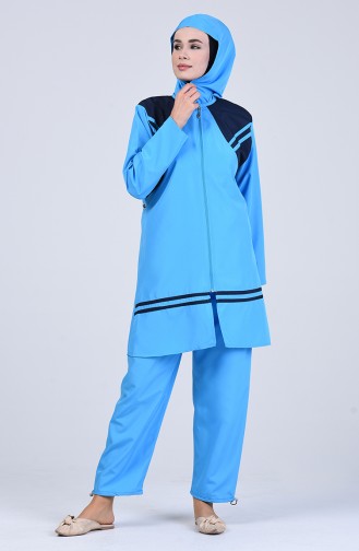 Blue Swimsuit Hijab 28119