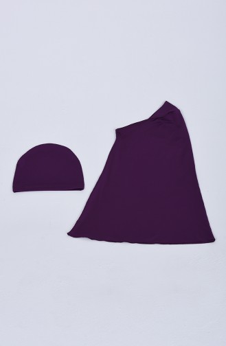 Maillot de Bain Hijab Pourpre 20113-01