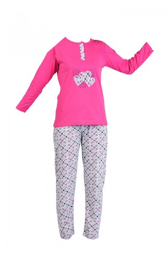 Dark Pink Pajamas 2600-01