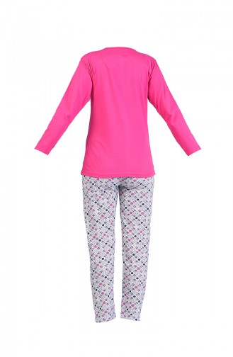Dunkelrose Pyjama 2600-01