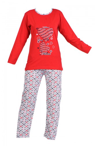 Red Pyjama 2605-02