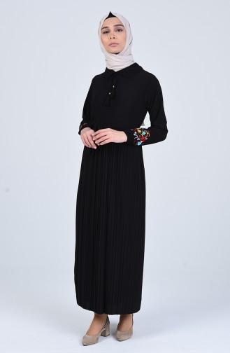 Black Hijab Dress 1012-06