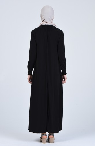 Robe Hijab Noir 1014-06