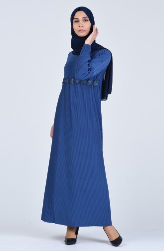 فستان نيلي 1017-02