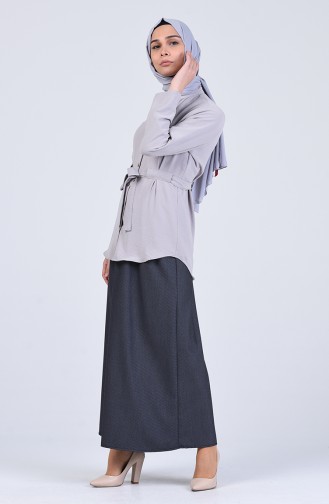 Dark Gray Skirt 3276ETK-02