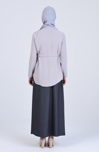 Dark Gray Skirt 3276ETK-02