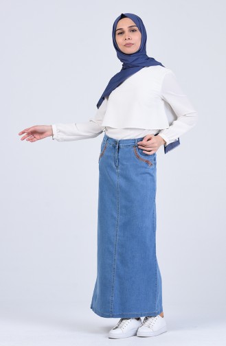 Denim Blue Skirt 0515-01