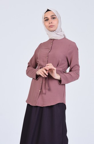 Dusty Rose Overhemdblouse 1425-04