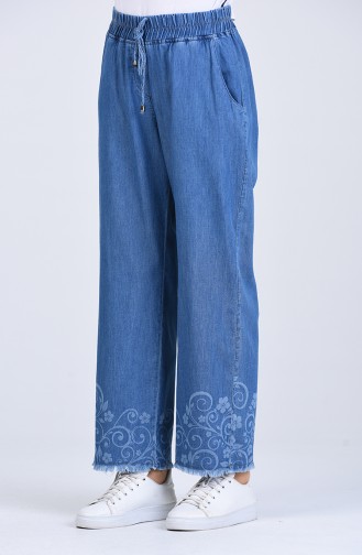 Denim Blue Pants 8067-02