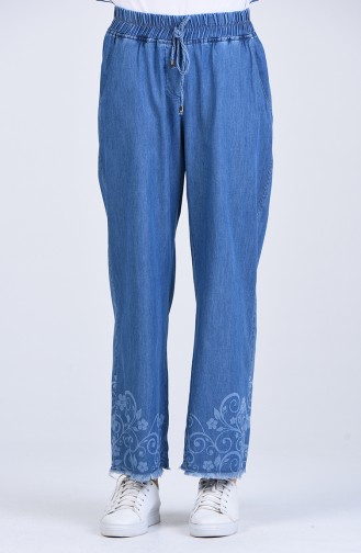 Denim Blue Pants 8067-02