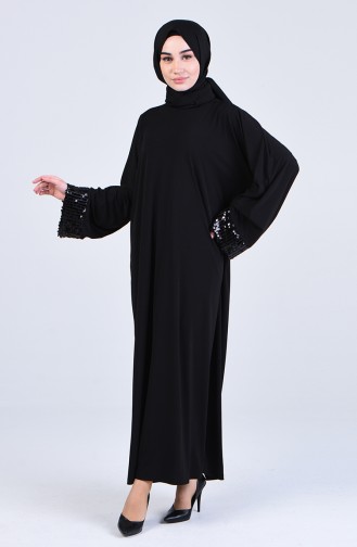 Robe Hijab Noir 0044-01