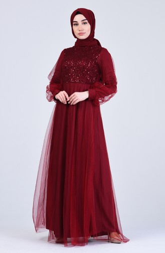 Robe Hijab Bordeaux 5007-03