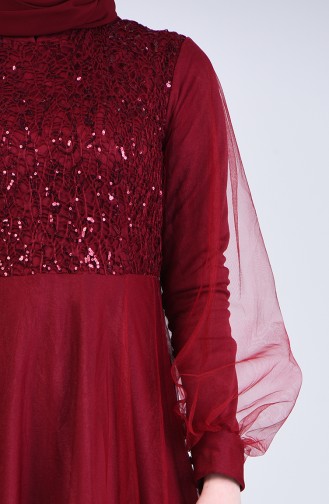 Robe Hijab Bordeaux 5007-03