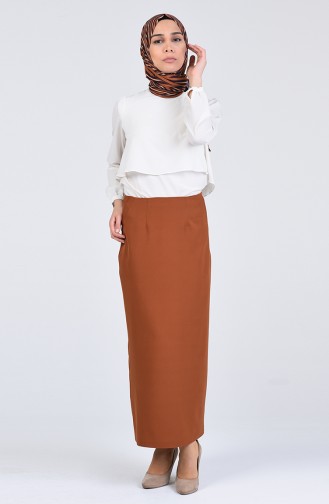 Tan Skirt 0110-07