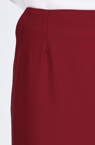 Claret Red Skirt 0110-08