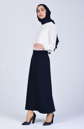 Navy Blue Skirt 0110-09