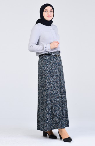 Navy Blue Skirt 2051-04
