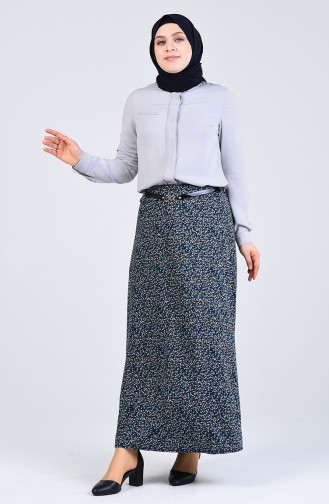 Navy Blue Skirt 2051-04