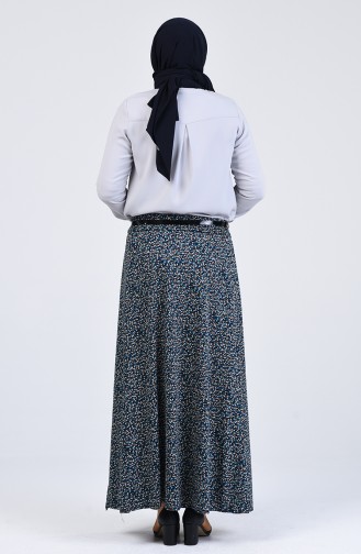 Navy Blue Skirt 2051-04