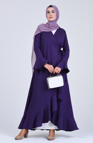 Purple Abaya 7267-11