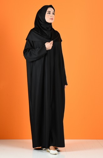 Robe de Prière Noir 4537-01