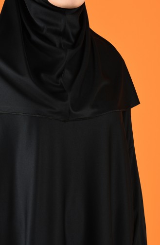 Robe de Prière Noir 4537-01