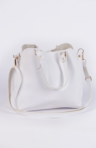 White Shoulder Bags 21-03