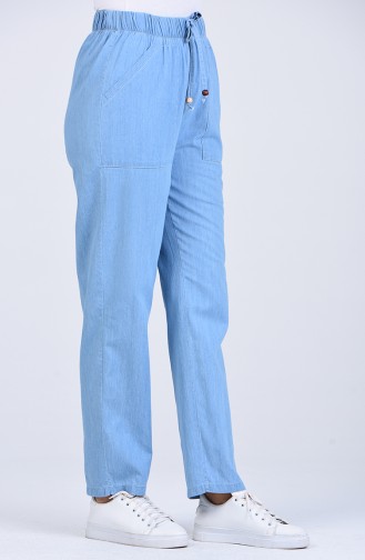 Denim Blue Pants 4048-01