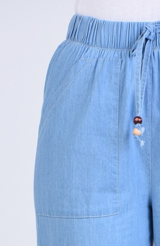 Jeans Hose mit Tasche 4048-01 Jeansblau 4048-01