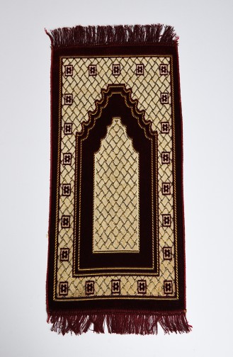 Claret red Praying Carpet 18-03