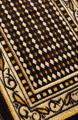 Dark Brown Prayer Rug 18-07