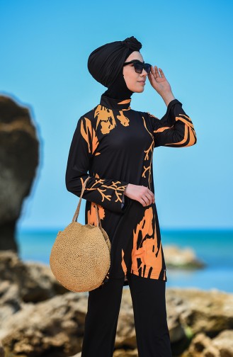 Black Swimsuit Hijab 20132-01