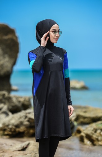 Black Swimsuit Hijab 20160-03