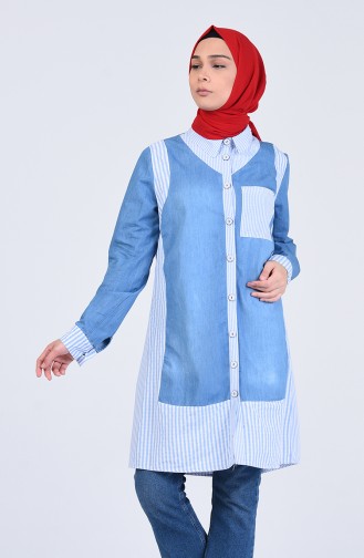 Garnili Kot Tunik 8040-02 Kot Mavi