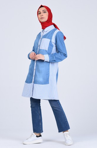 Garnili Kot Tunik 8040-02 Kot Mavi