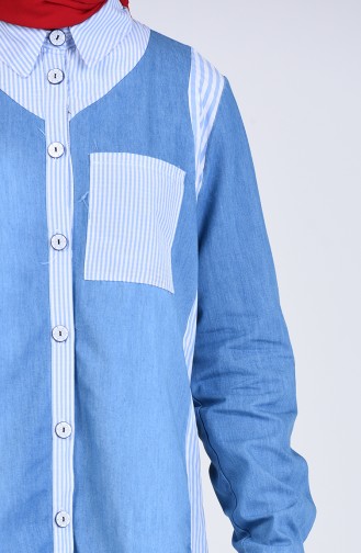Garnili Kot Tunik 8040-02 Kot Mavi