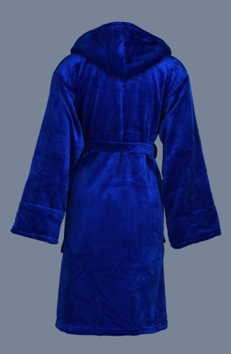 Dark Saxe Towel and Bathrobe Set 4002-01