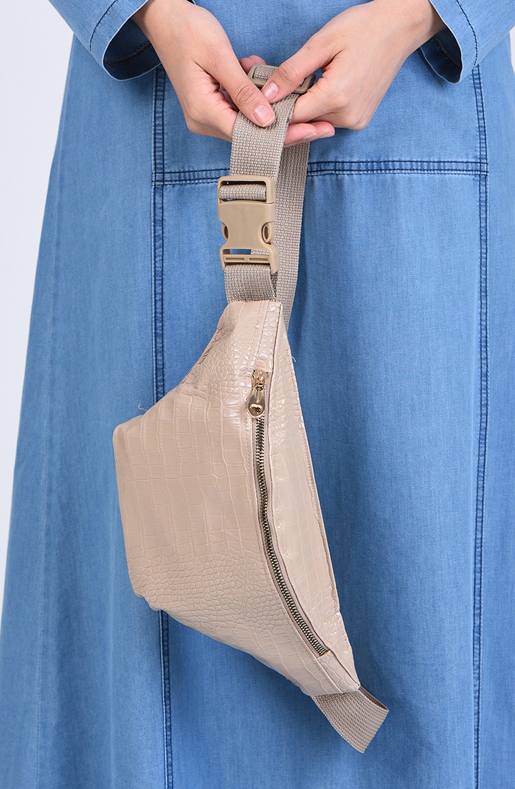 Beige Fanny Pack 1305D01 Sefamerve