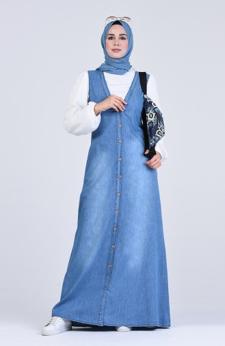 Gilet أزرق جينز 4109-01