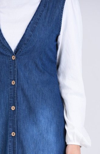 Gilet أزرق كحلي 4109-02