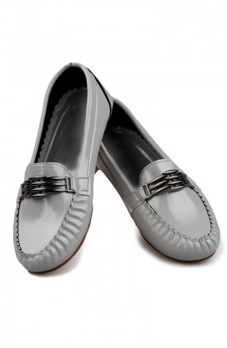 White Woman Flat Shoe 0148-11