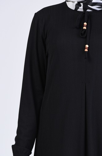 A Pile Elbise 6510-02 Siyah
